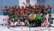 Die Freude über den Sieg ist bei den U14-Junioren gross. (Bild: PD)