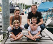 Familie Eilinger auf Wochenendausflug.