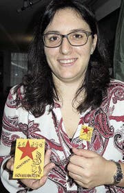 Anja Hangartners Plakette überzeugt durch ihre Schlichtheit. (Bild: Mäx Hasler)
