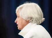 US-Notenbankchefin Janet Yellen fährt den geldpolitischen Stimulus der Wertpapierkäufe allmählich zurück. (Bild: Jim Lo Scalzo/EPA)