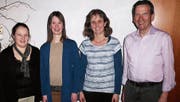 Der neue Vorstand (von links): Manuela Meier-Grüninger (Events), Susanne Ruppanner (Aktuarin), Brigitte Lang (Kassierin) und Hugo Eisenbart (Präsident). (Bild: pd)