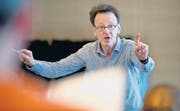 Im Dauereinsatz für J. S. Bach: Dirigent Rudolf Lutz. (Archivbild: Urs Bucher)