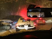 Auf der Teufenerstrasse ging während des Feierabendverkehrs nichts mehr. (Bild: HanspeterSchiess)