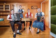 Fabian, Stefanie, Lukas und Jasmin (von links). (Bild: Urs Bucher)