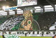 Der Gallier Asterix kämpft für St. Gallen. (Bild: Eddy Risch/KEY)