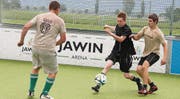 Die «Tschütteler» der Lavaria (Mitte) erreichten mit einer starken Kampfleistung die Viertelfinals. (Bilder: Mäx Hasler)