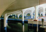 Die 1912 in Betrieb genommene Filterhalle des Wasserwerks in Goldach am Bodensee. (Bild: Aus: David P. Billington: The Art of Structural Design, A Swiss Legacy)