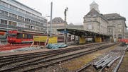 Die Züge nach Appenzell haben das Gleis gewechselt. (Bild: David Gadze)