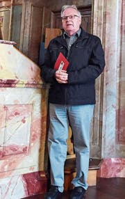 Seit über 50 Jahren spielt Hansjürg Gutgsell Orgel. Er präsentiert diese seiner Zuhörerschaft als exklusives Instrument. (Bild: PD)