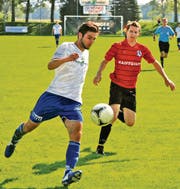 Auf Sahin Irisme konnte sich der FC Widnau gestern verlassen – der Stürmer schoss drei Tore und war damit massgeblich am 4:3-Sieg gegen Seuzach beteiligt. (Bild: Remo Zollinger)