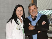 Hausi Leutenegger mit Andrea Abderhalden.