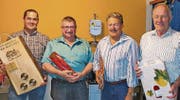Kategoriensieger (v. l.): Daniel Baumgartner, Remo Hutter, Zeno Tschümperlin und Walter Loher. (Bild: pd)