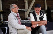 Was Bruno Gähwiler und Hans Schibli wohl zu lachen hatten?
