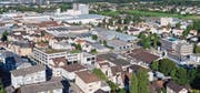 Das Benninger-Areal erstreckt sich von der Linden- bis zur Fabrikstrasse. Rund 40 000 Quadratmeter im Zentrum von Uzwil sollen umgenutzt werden. (Bild: PD)