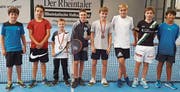 Die Teilnehmer der U14-Klubmeisterschaft des Tennisclubs Altstätten. (Bild: pd)