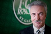 Wird im Mai als Präsident des FCSG zurücktreten: Dölf Früh. (Bild: Urs Jaudas)