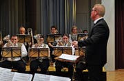 Die BMG überzeugte mit Märschen und Polkas. (Bild: Ramona Riedener)