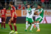 Der FC St. Gallen gewinnt im Kybunpark 2:0 gegen den FC Vaduz. (KEYSTONE/Gian Ehrenzeller) (Bild: GIAN EHRENZELLER (KEYSTONE))