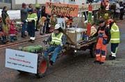 Genauso ein heisses Eisen: Die verkehrsberuhigenden Massnahmen. Diesem Thema nahm sich der Männerchor an.
