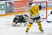Lars Neher wird nicht mehr für die Thurgauer Tore erzielen wie hier gegen Olten. (Bild: Urs Lindt/freshfocus)