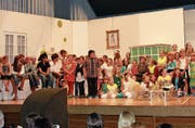 Jungwacht und Blauring Oberriet treten als Zirkus auf. (Bild: pd)