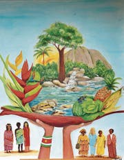 Das Titelbild des Liturgieheftes zum Weltgebetstag der Frauen mahnt dazu, die Umwelt zu schützen. (Bild: pd)