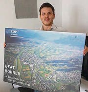 Beat Rohner mit der Auszeichnung. (Bild: pd)