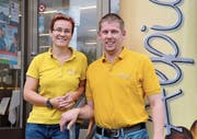 Andrea und Steffen Höppner geben die Geschäftstätigkeit bei der Bäckerei Alpiger auf und schliessen die Läden in Wildhaus und Unterwasser. (Bild: Sabine Schmid)
