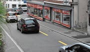 Die temporäre Sperrung der Umfahrung Lichtensteig wirkte sich auf die Statistik aus: Dort wurden weniger Fahrzeuge gezählt, im Städtli aber kam es zu Staus. (Bild: Urs M. Hemm)