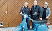 Der Vorstand des Clubs: Pius Büeler, Erwin Maurer (Präsident) und Patrick Bigger (von links).Bild: PD
