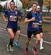 Adrian Marti (vorne) auf dem Weg zur doppelten Goldmedaille. (Bild: pd)