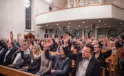 In Mörschwil stimmen die Bürger am Montag über die Zukunft des Freihofs ab. (Bild: Benjamin Manser (27. März 2017))