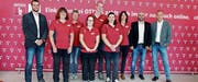 Das Altstätter Team mit CEO Mark Ineichen, Regionalverkaufsleiter Alfred Catoni (von rechts) und Verkaufsleiter Armin Leuthardt. Es fehlt der Filialleiter Sven Partusch. (Bild: Susi Miara)