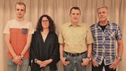 Die Nominierten der CVP St. Margrethen (v. l.): Andreas Zoller (GPK Schule), Diana Ammann (Schulrat), Markus Auer (GPK Gemeinde) und Bruno Zoller (Gemeinderat). Es fehlt Roman Camenisch (GPK Gemeinde). (Bild: pd)