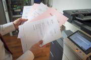 Belege und Rechnungen können gescannt und direkt an den Treuhänder gesendet werden. (Bild: Benjamin Manser)