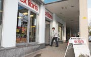 Mit der Geschäftsaufgabe von Ex Libris entsteht eine weitere Lücke im Zentrum. (Bild: Philipp Stutz)