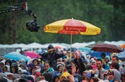 «Ein Schützengarten ist überall»: Dieser Werbeslogan passt hier. Die Jungsozialisten stören sich am Monopol der St. Galler Brauerei am OpenAir. (Bild: Benjamin Manser)