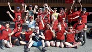 Die Procap-Sportgruppe Toggenburg machte in Tenero an den Sport- und Gesundheitstagen mit. (Bild: PD)