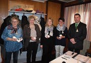 Die neuen Mitglieder: Grit Meienhofer, Ruth Huber, Cornelia Streule, Cornelia Thaddey sowie Präsident Patrick Stillhart (von links). (Bild: PD)