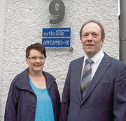 Christina und July Thurnheer liessen sich nach 25 Jahren Ehe kirchlich trauen. (Bild: Franziska Wettstein)