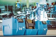 Intelligente Behälter und Regale sammeln Daten über die einzelnen Produkte. Das hilft den Fabriken in der Logistik. (Bild: Ralph Ribi)