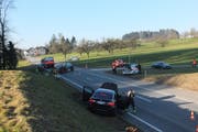 Das Überholmanöver ging schief. (Bild: Kapo SG)