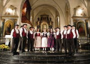 In einer Woche geben in Gossau die Jodlerinnen und Jodler den Ton an. Unter anderem in der Andreaskirche, wie hier 2013 an der Arte Notturna. (Bild: Urs Bucher)