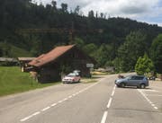 Blick auf die Unfallstelle. (Bild: Kapo SG)