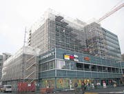 Die Arbeiten am Neumarkt werden im Sommer 2014 abgeschlossen. (Bild: Samira Mehdiaraghi)