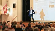 Lutz Jäncke hielt im Thurpark einen gelungenen Vortrag zum Thema Gehirn und digitaler Wandel. (Bilder: Sascha Erni)