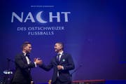 Boris Babic wurde als bester Ostschweizer Fussballer ausgezeichnet. (Bild: Ralph Ribi)