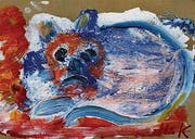 Verkauft: Katze von Hans Krüsi. (Bild: pd)