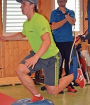 Das Kraft- und Gleichgewichtstraining gehört während der Vorbereitungsphase zum Alltag. (Bild: Urs Huwyler)