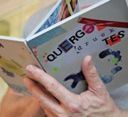 Das Buch mit dem Titel «Quergedrucktes» ist im Rahmen einer Kunsttherapie-Sonderwoche im «Sonnenhof» entstanden. (Bild: PD)